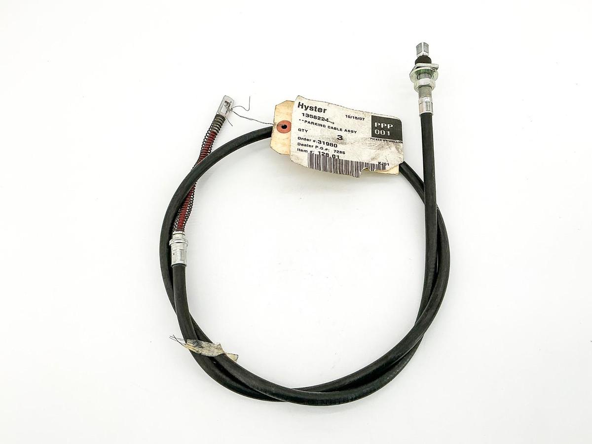New Hyster 1358224 Parking Brake Cable Assembly - No Box