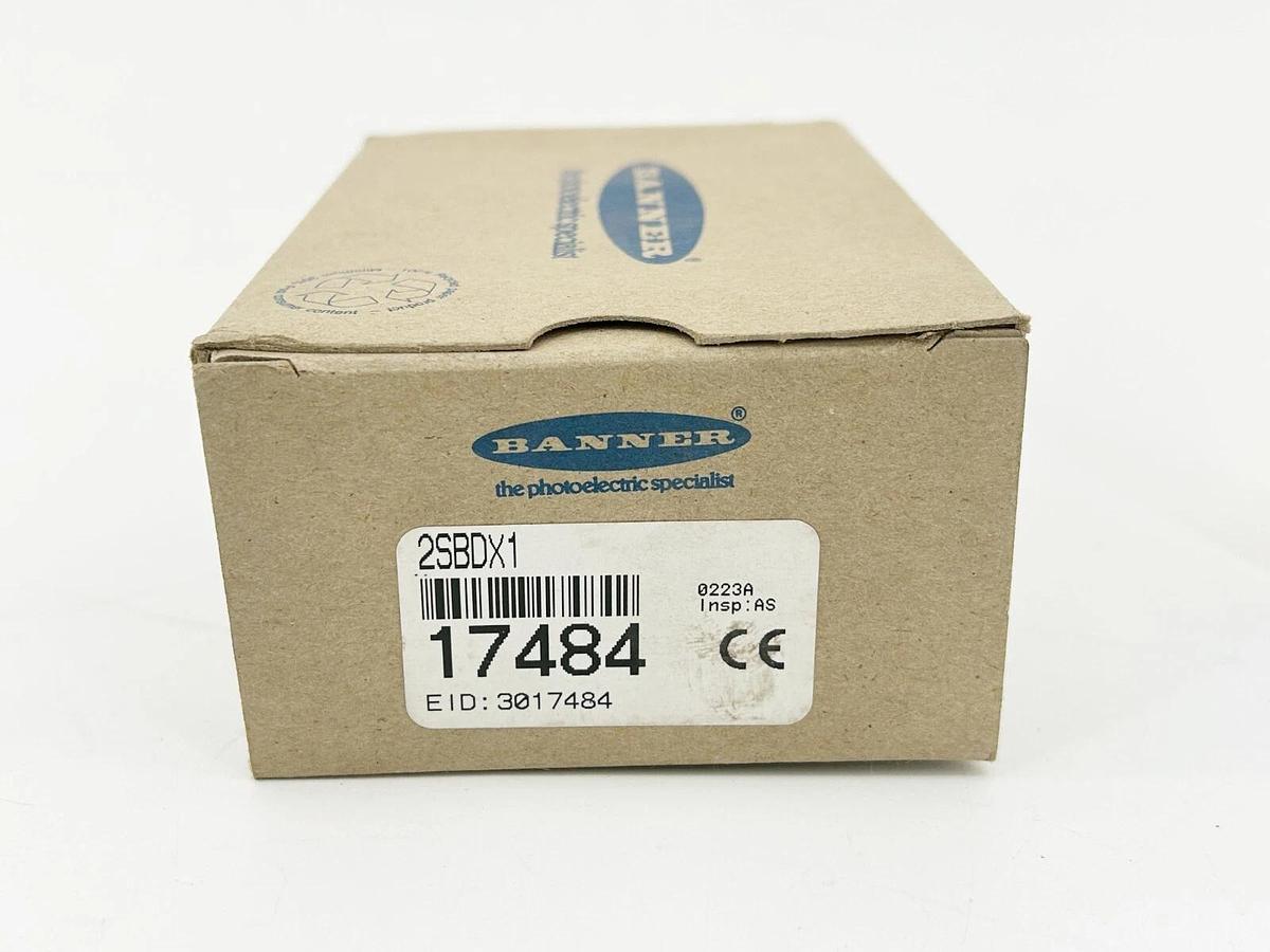 Used Banner Engineering 2SBDX1 Photoelectric Scanner Block 0.75M Range 17484