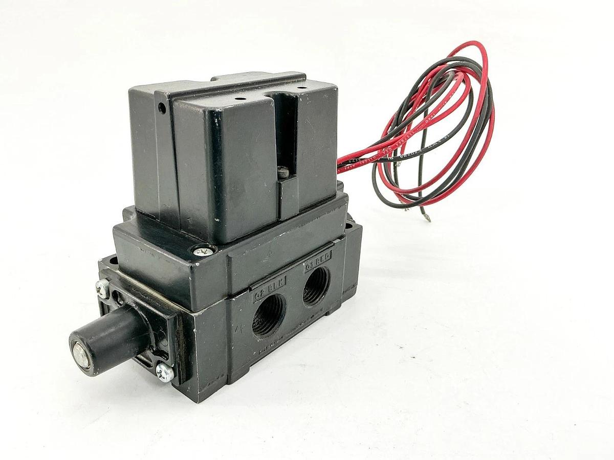 Used Parker SS40105001 Pneumatic Valve 20-150PSIG 110/120V 50/60Hz 7.2W
