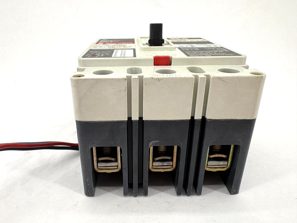 Used Westinghouse HMCP003A0C 3A Circuit Breaker w/ A1X1LB Aux. Switch 3P 600VAC 250VD