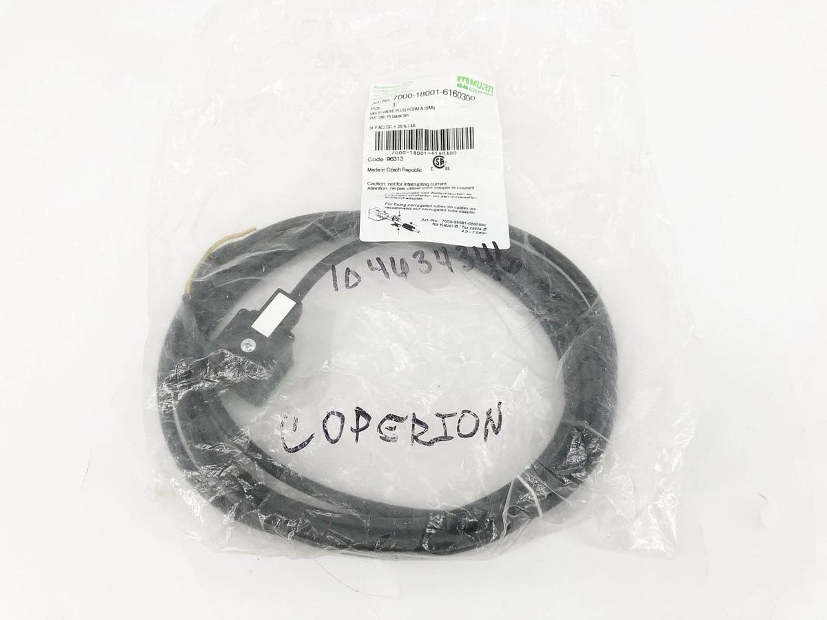 New Murr Elektronik 7000-18001-6160300 MSUD Valve Plug Form A 18mm