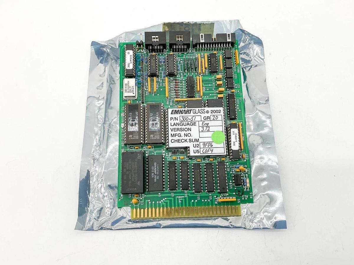 New Emhart Glass 300-51 CPU Board 300-51-G20
