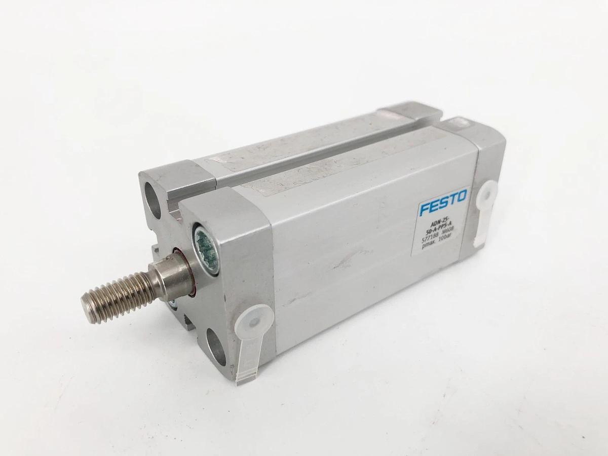 New Festo ADN-25-50-A-PPS-A Cylinder 25mm Bore 50mm Stroke 577188 - No Box