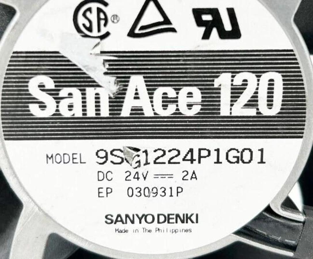 New Sanyo 9SG1224P1G01 Axial Fan 24VDC 2A San Ace 120