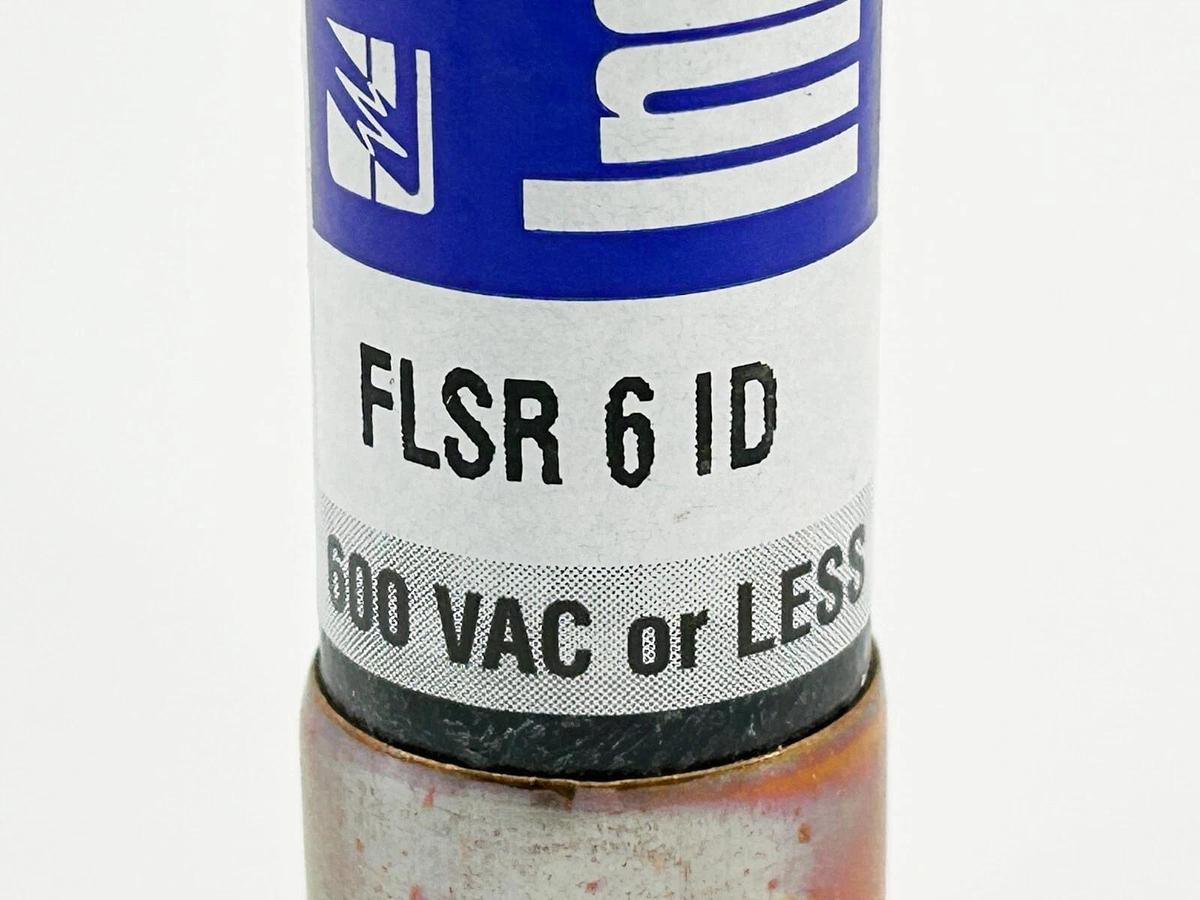 New Lot of 3 FLSR-6-ID Time Delay Fuse 6A 600V Class RK5- No Box