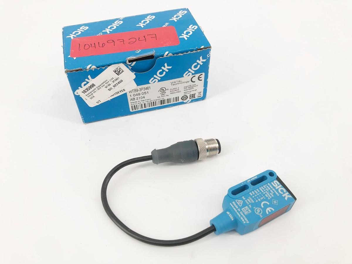 New Sick WTB9-3P3461 Photoelectric Sensor 10-30VDC 1049051