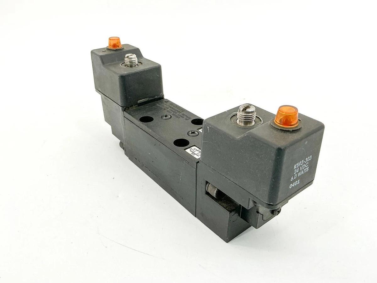 Used Parker L7652441149B Pneumatic Valve 150PSI 24VDC 6W