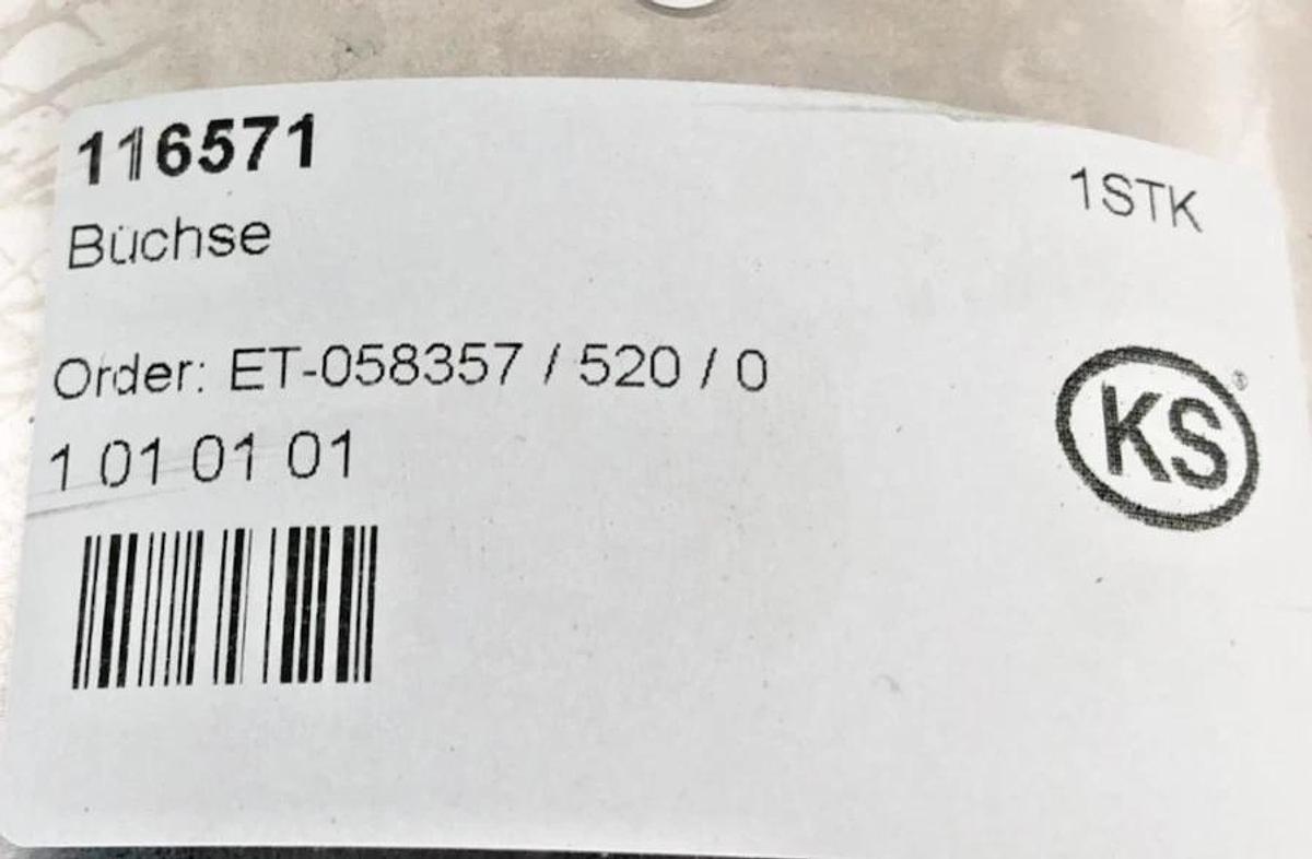 New Karl Schnell 116571 Stainless Steel Bushing 180mm x 164mm x 70mm - No Box