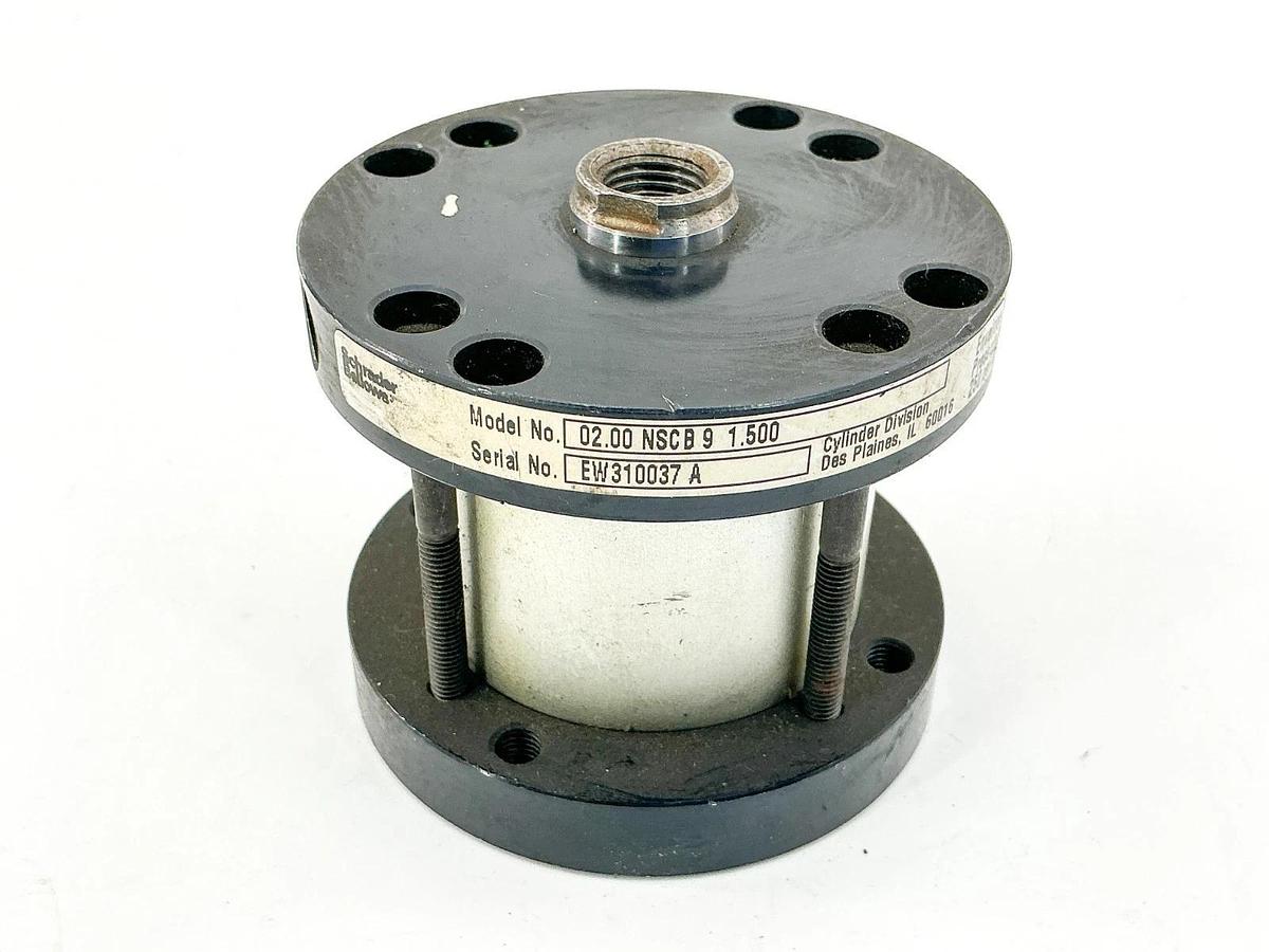 Used Schrader Bellows 02.00-NSCB9-1.500 Pneumatic Cylinder 250PSI