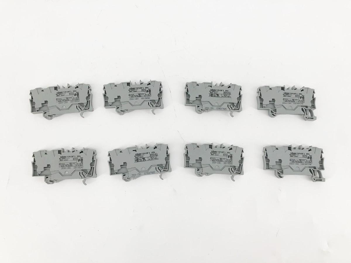 Lot of 8 New Wago IEC 60947-7-1 Terminal Blocks 800V 30A - No Box