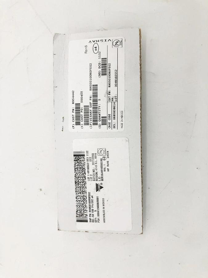 Lot of 3 New Vishay Dale RH-50 Wirewound Resistors 50W 100 Ohm 1%