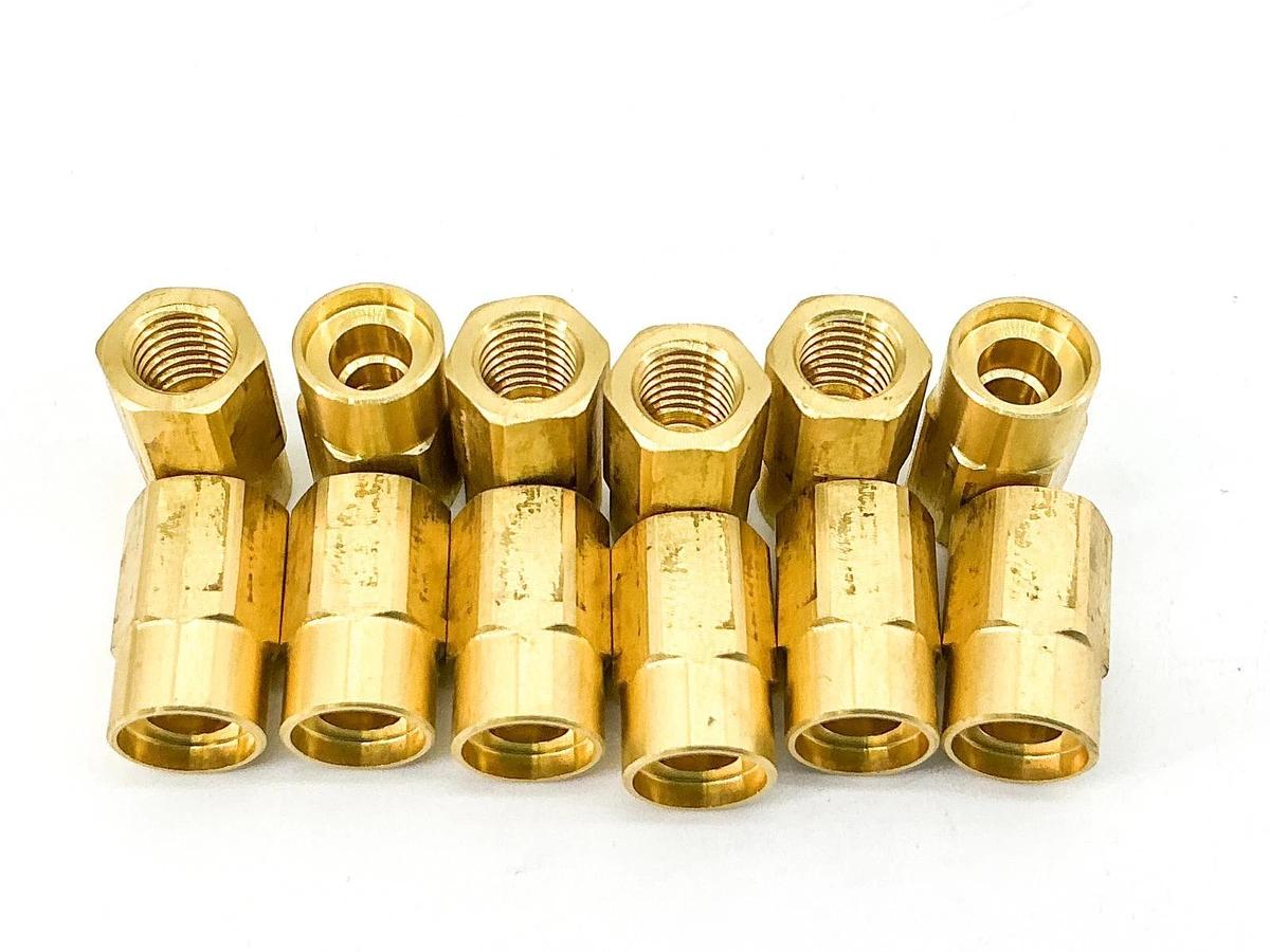 New Lot of 12 Spraying Systems CP17182 EXT ADPT Brass G97KH0589