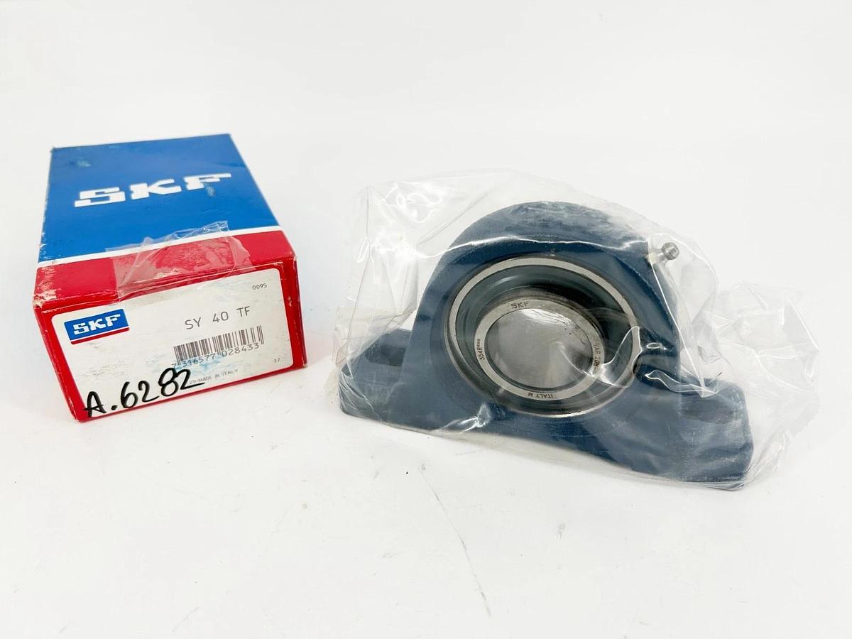 New SKF SY-40-TF Two-Bolt Flange Ball Bearing Unit 40mm SY40TF