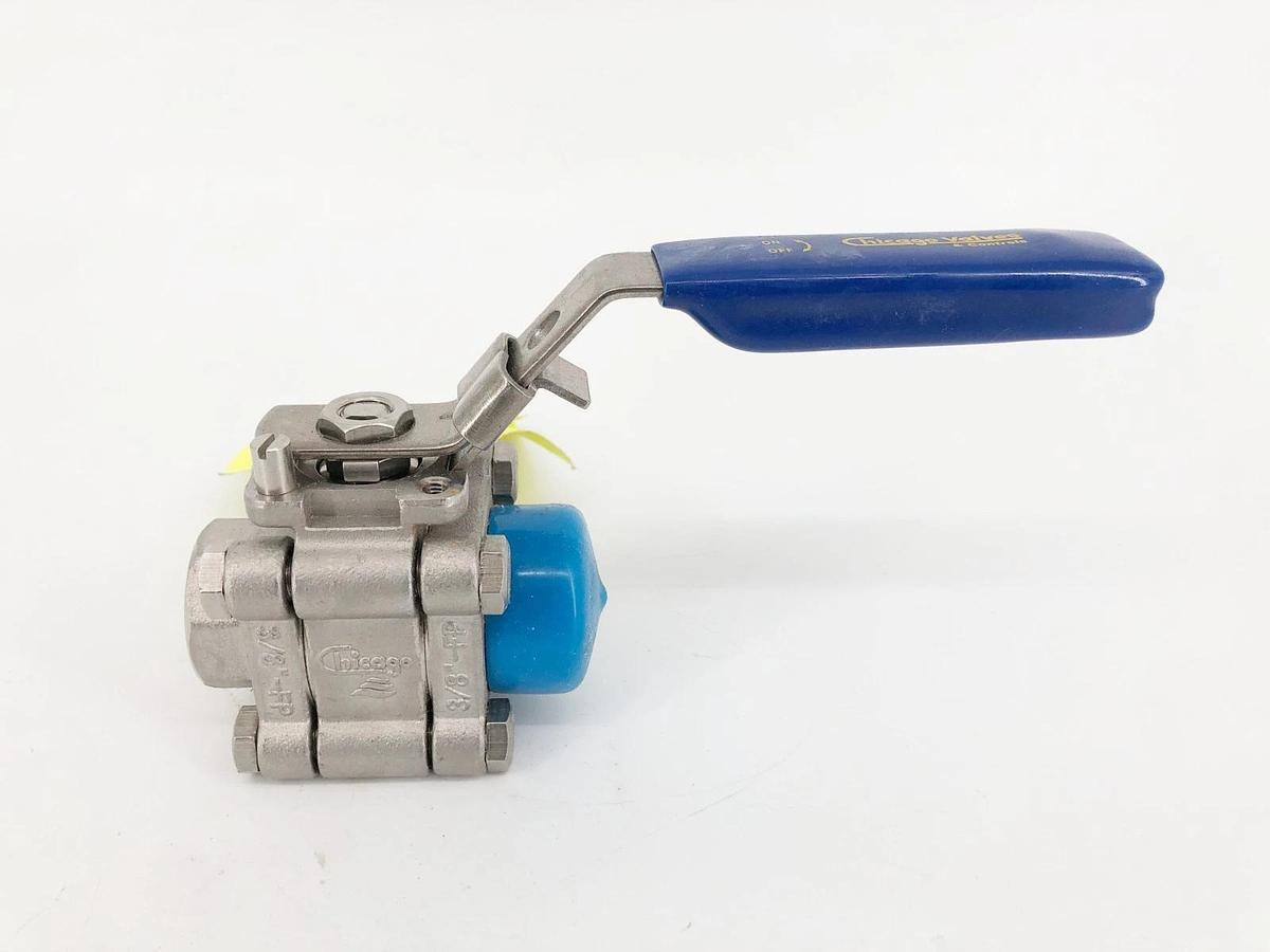 New Chicago Valve 796666RMXSW004 Ball Valve CF8M 3/8" 1920psi - No Box