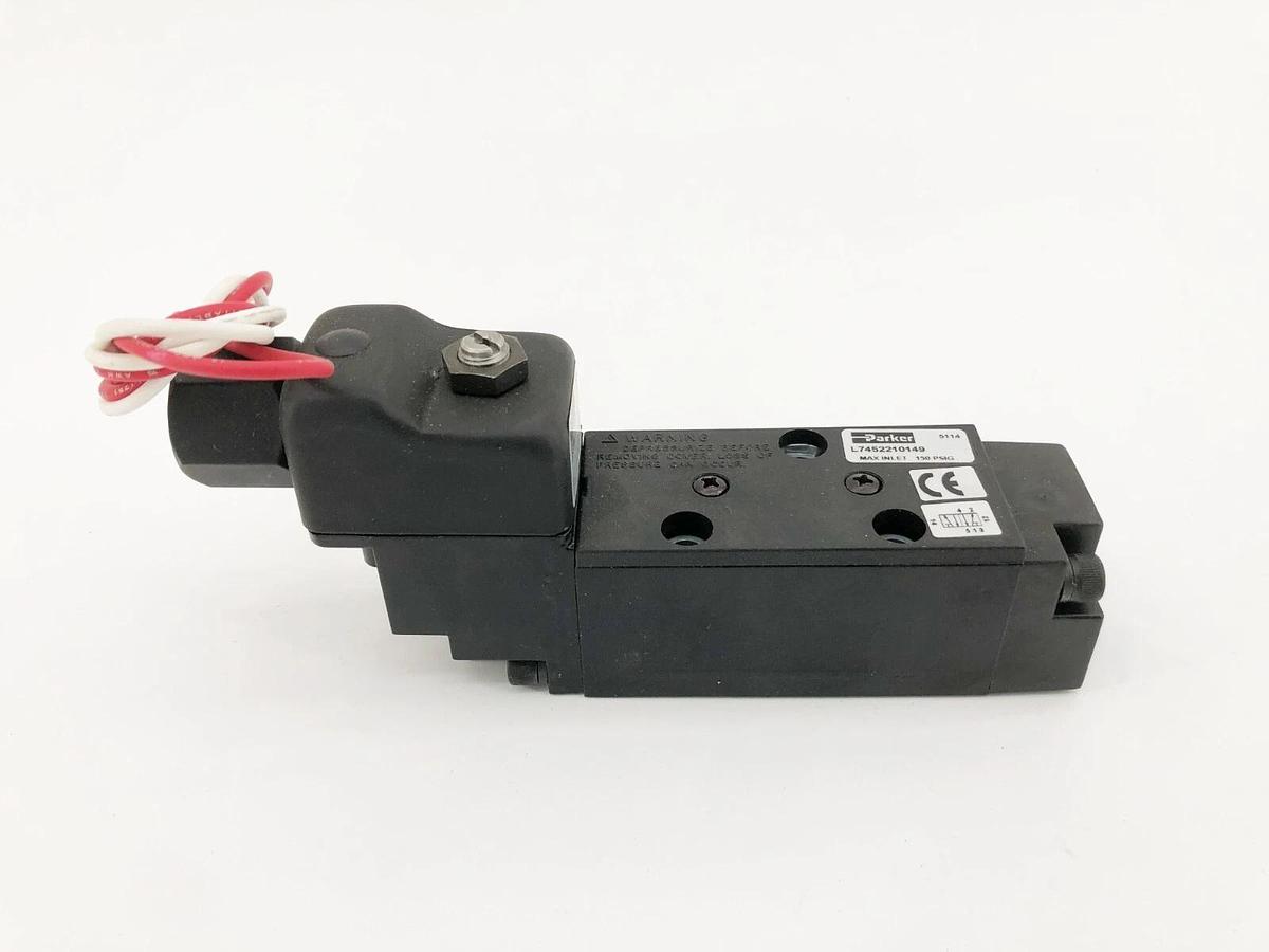New Parker L7452210149 Pneumatic Valve 24VDC 6W - No Box