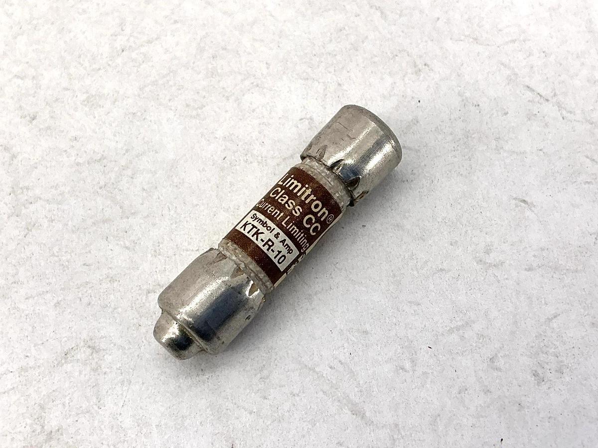 Lot of 3 New Bussmann KTK-R-10 Limitron Current-Limiting Class CC Fuse 10A 600V