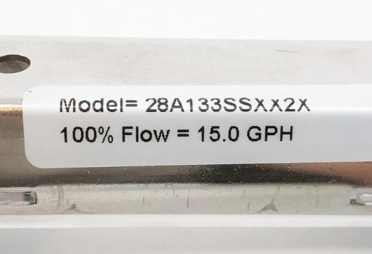 New UGSI 28A133SSXX2X Purge Meter Valve 3" 15.0 GPH 27562-2