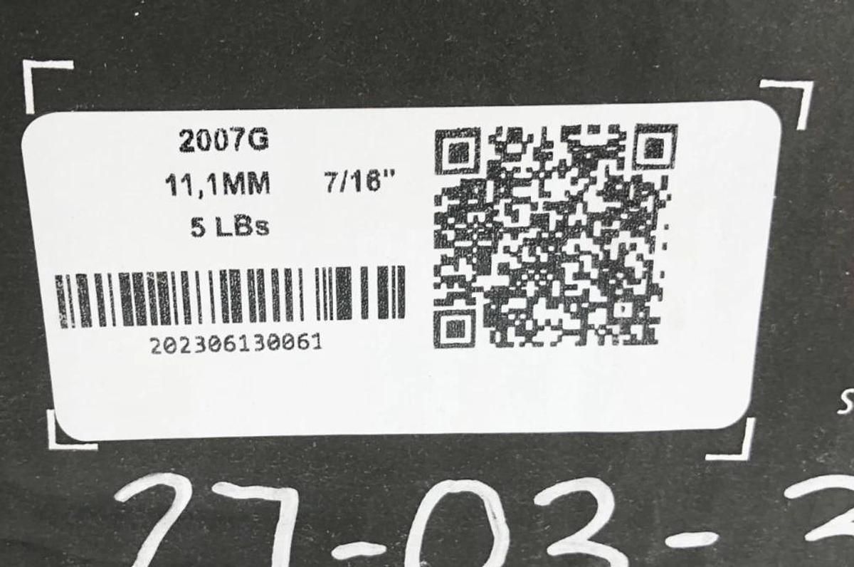 New Teadit 2007G Packing Expanded PTFE with Graphite 7/16" 5lb Reel