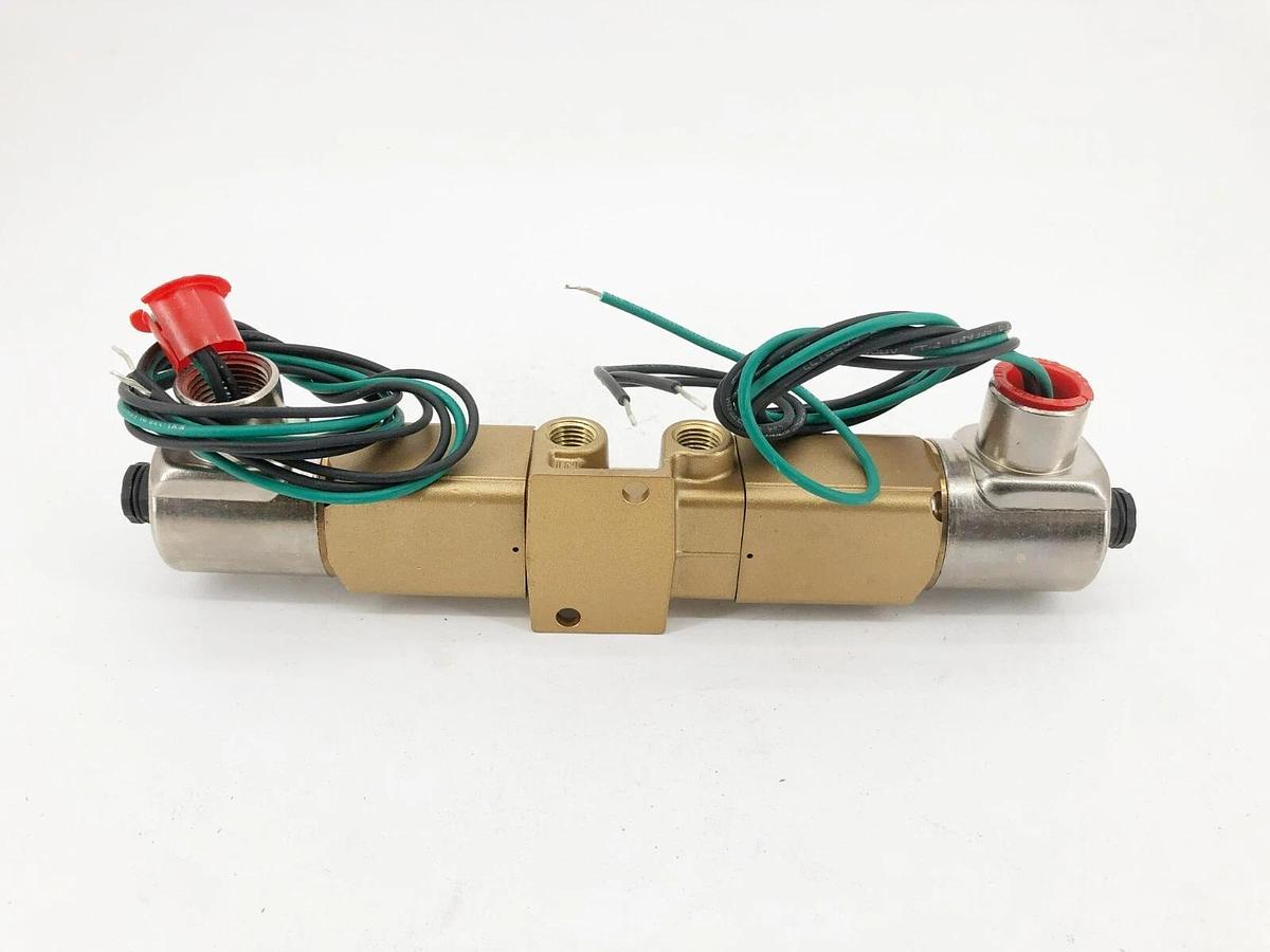 New Versa VGG-3321-C14-PC-A120 Air Valve 3-Way 2-Pos. Brass 120V 60Hz - No Box