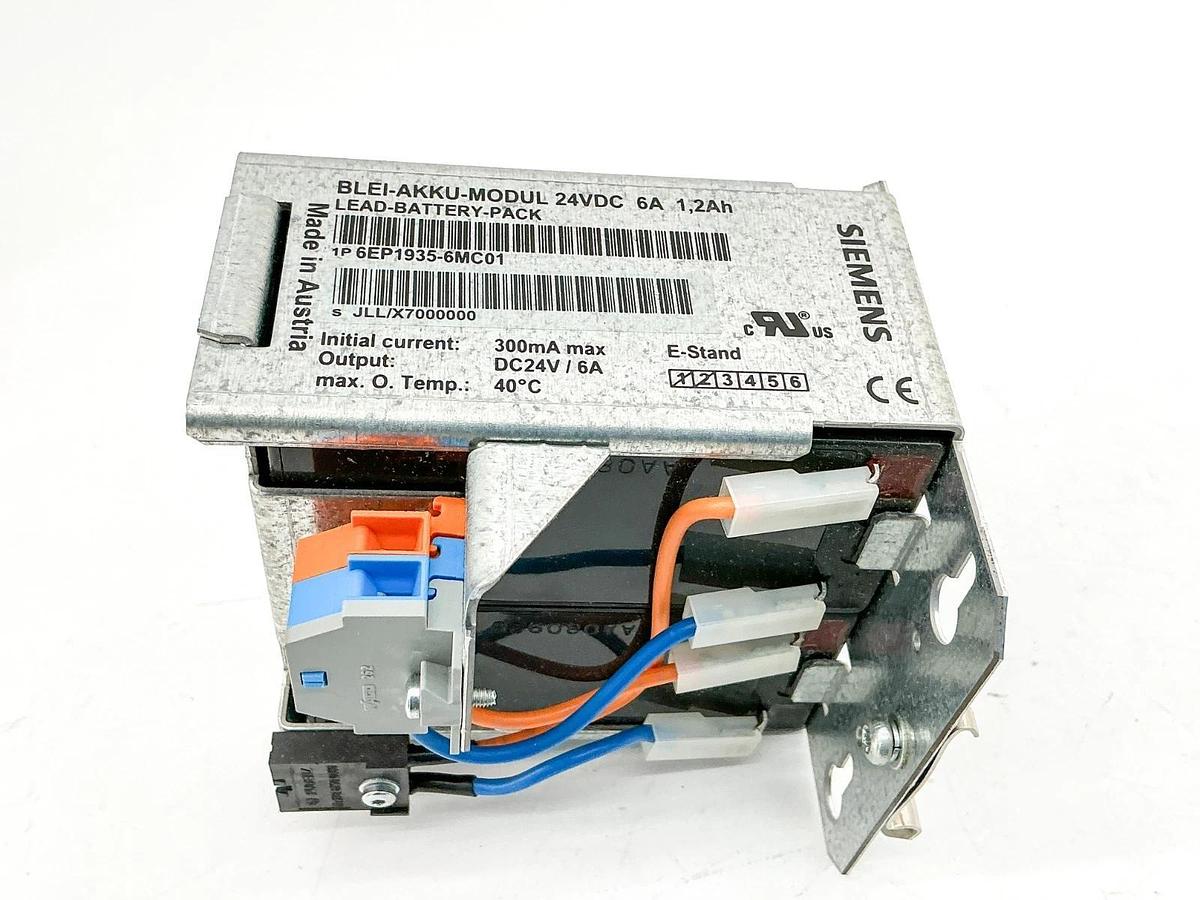 New Siemens 6EP1935-6MC01 Lead-Battery Pack Module 24VDC 300mA 6A