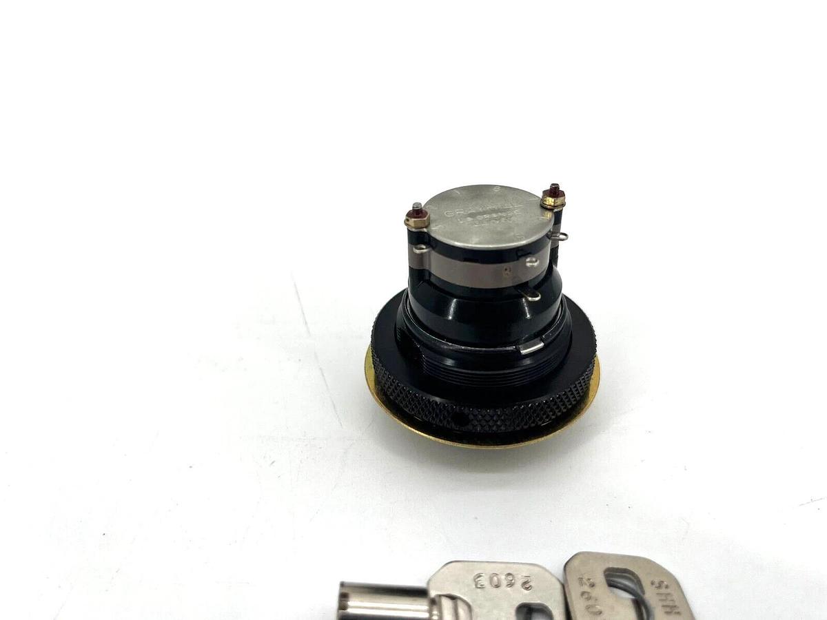 New Grayhill 44L45-01-2-03N Keyed Rotary Switch 3-Position Maintained DP3T 10A