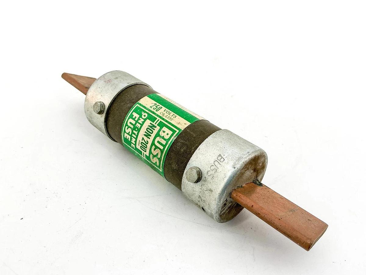 New Bussmann NON-200 One Time Fuse 200A 250V - No Box