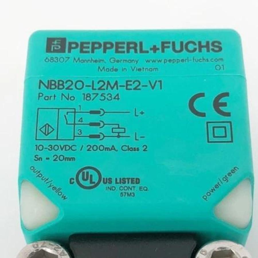 New Pepperl + Fuchs NBB20-L2M-E2-V1 Inductive Proximity Sensor 187534