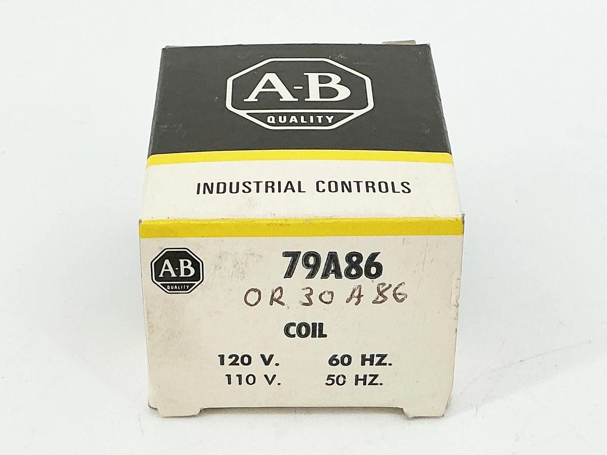 New Lot of 2 Allen Bradley 79A86 Coil 110/120V 50/60Hz
