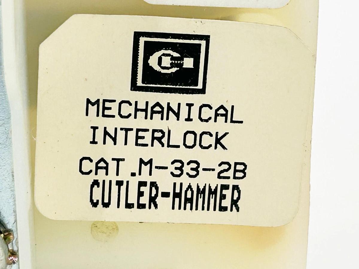 New Cutler-Hammer M-33-2B Interlock Switch Size 2