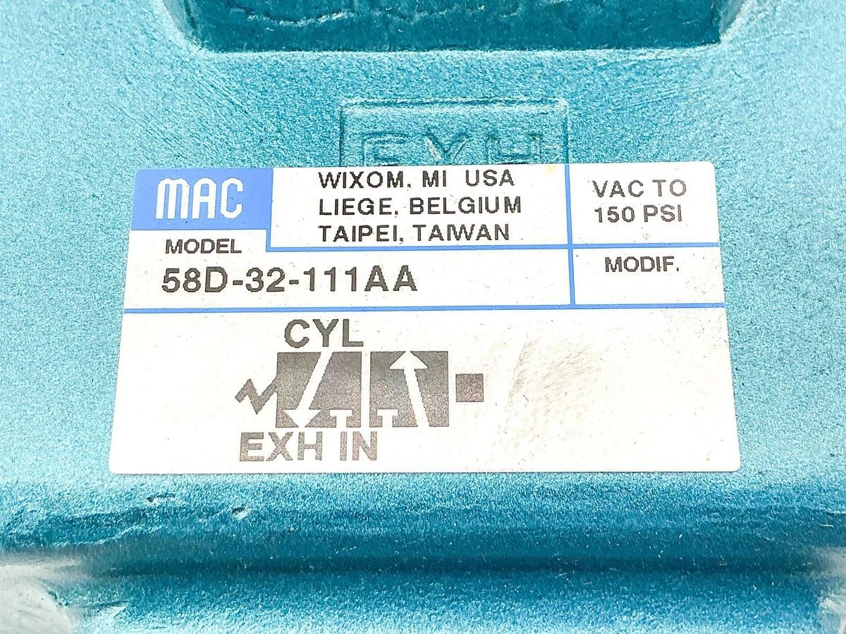 New Mac Valves 58D-32-111AA Valve 150PSI