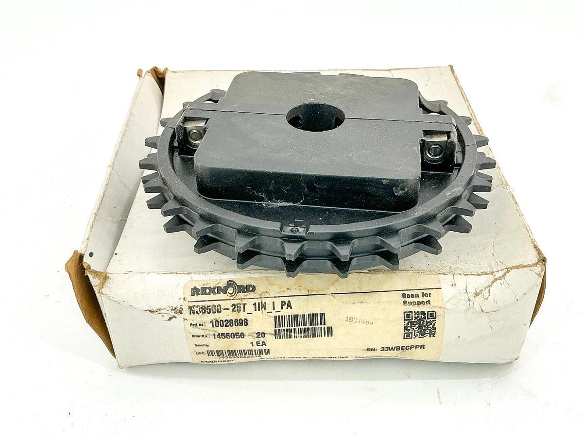 New Rexnord NS8500-25T-1IN-I-PA Split Molded Sprocket 10028698 25T 1" Bore