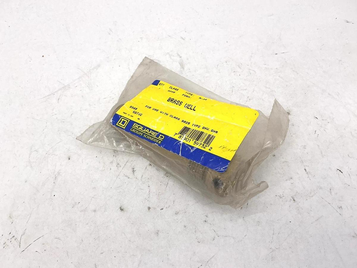 New Square D 9049A-34 Brass Well Use w/ Class 9025 Type GXW/GXR 59732