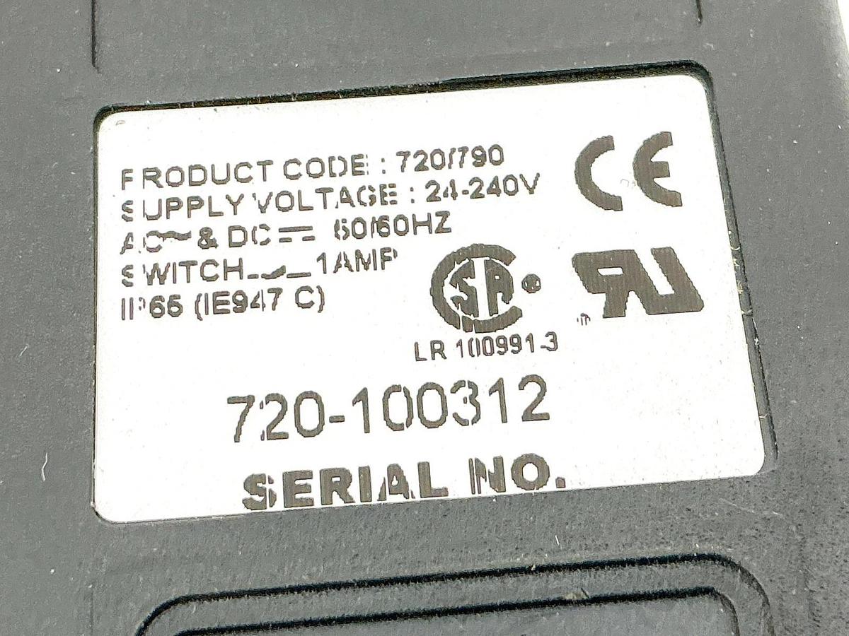Used Asco 720/790 Timer Controller 24-240V 60Hz .5-10 Seconds 720-100312