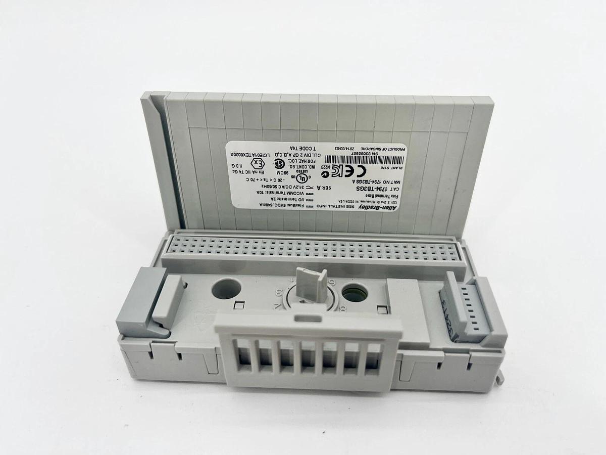 Used Allen Bradley 1794-TB3GS Ser. A Flex I/O Terminal Base