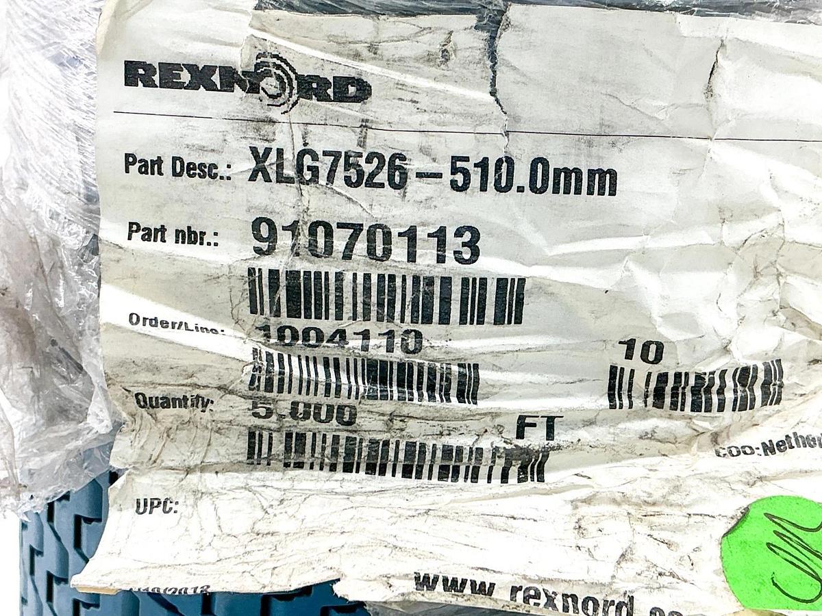 New Rexnord XLG7526-510.0mm MatTop Chain 5FT 91070113