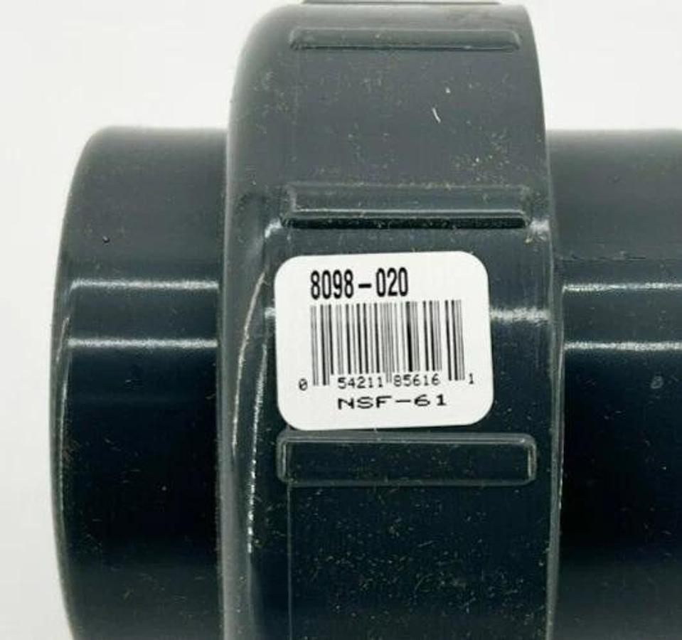 New Spears 8098-020 Union 2000, 2" PVC Schedule 80 EPDM, FPT x FPT