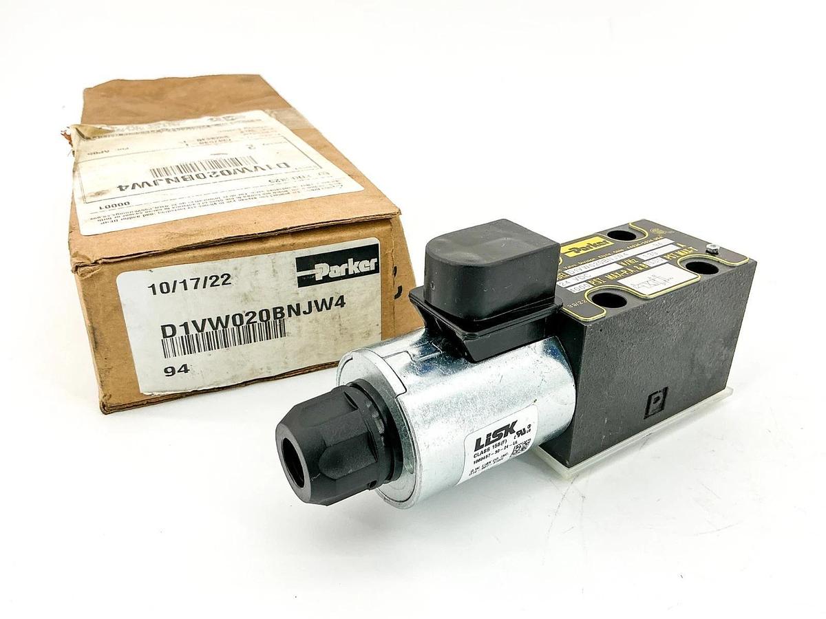New Parker D1VW020BNJW4-94 Hydraulic Control Valve 4000PSI 24VDC 1.39A