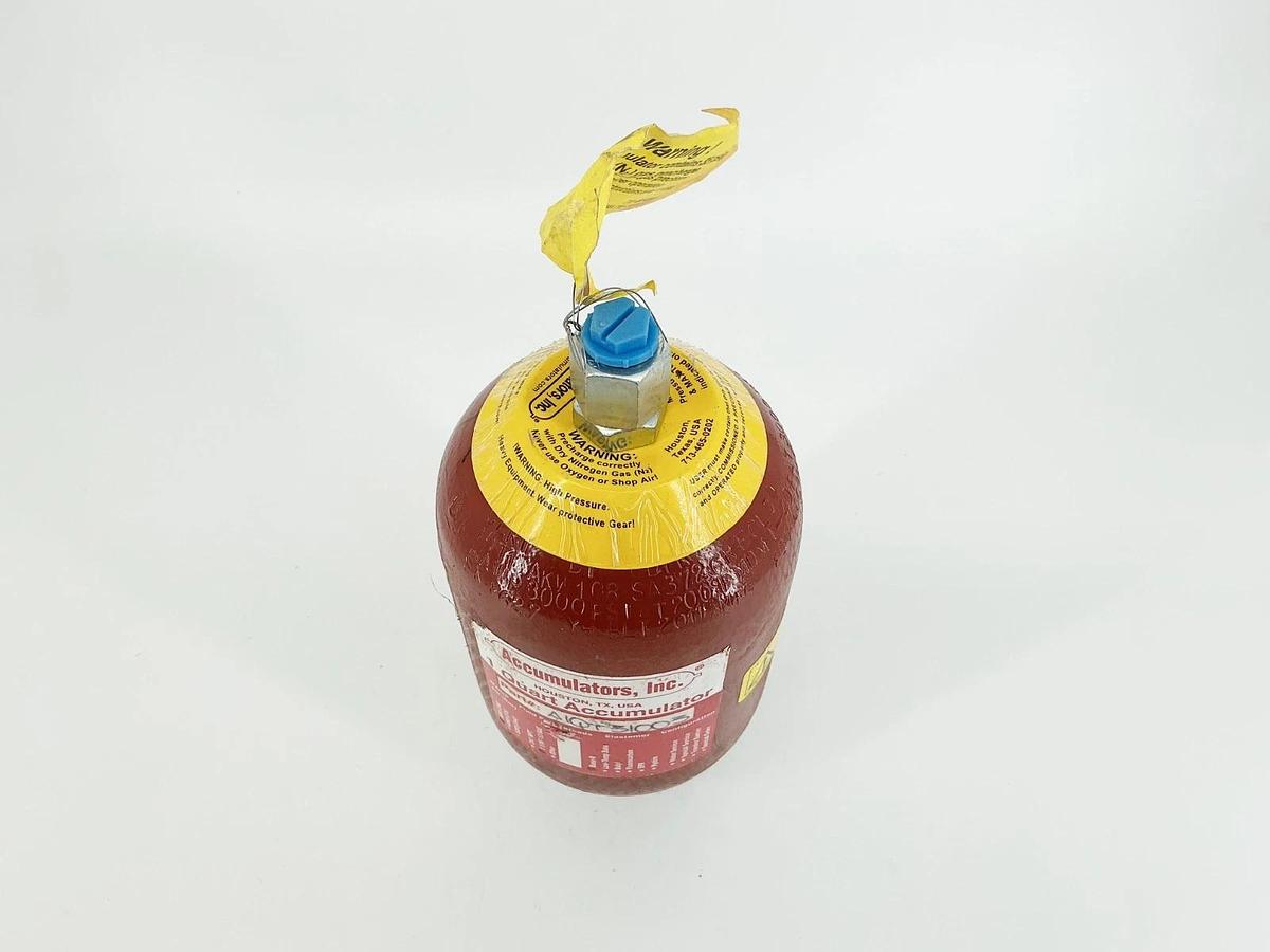 New Accumulator Inc. A1QT31003 Badder Accumulator 3000PSI 1-1/16" 12 SAE - No Bo