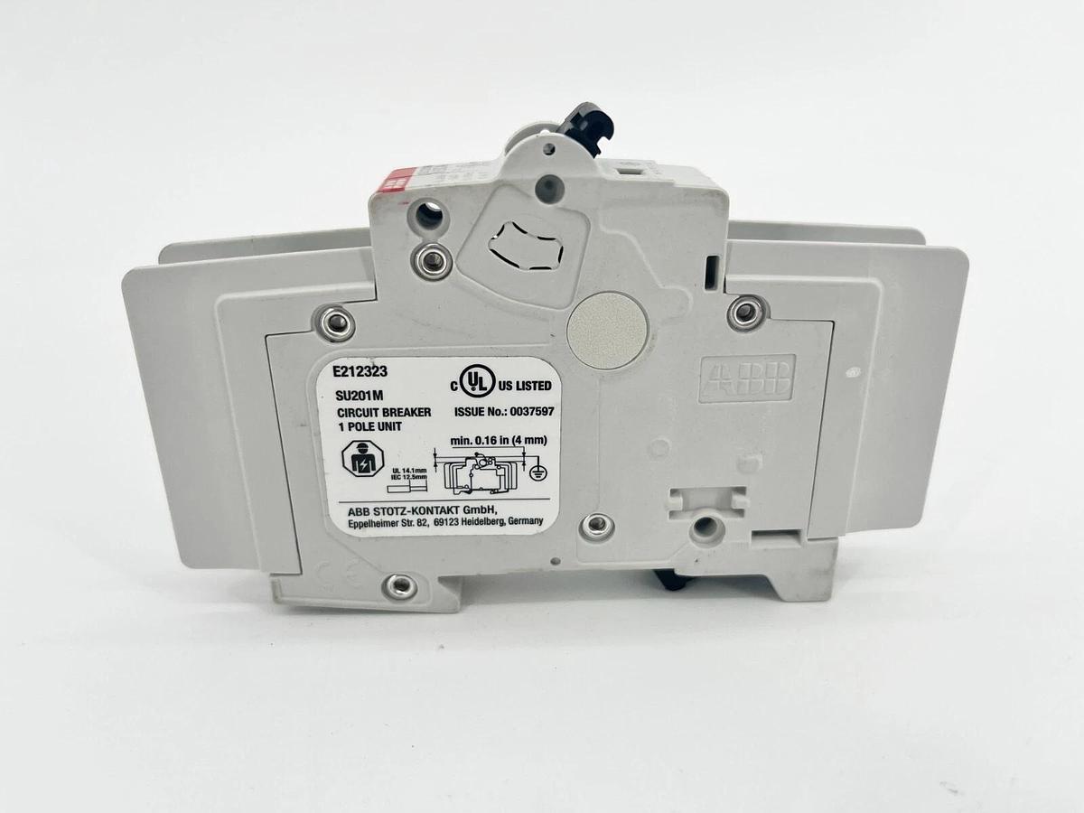 Used ABB SU201M-K50 Miniature Circuit Breaker 50A 1P 240V 2CDS271337R0577