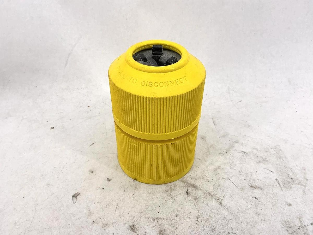 New Pass & Seymour D0651 Gator Grip Straight Blade Plug 2P 3W 50A 250V
