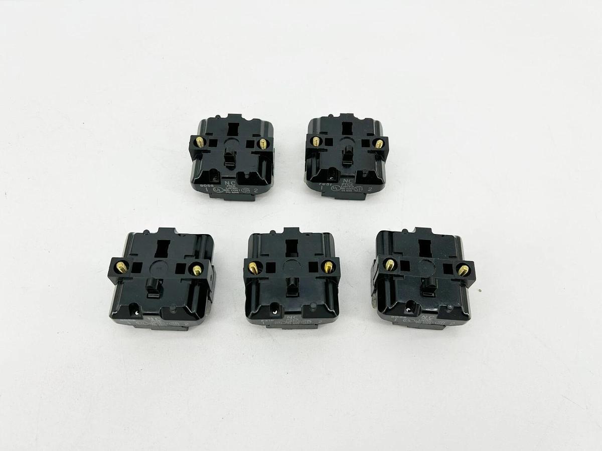 Lot of 5 New Honeywell Microswitch PTCE Contact Blocks 1NC 600VAC