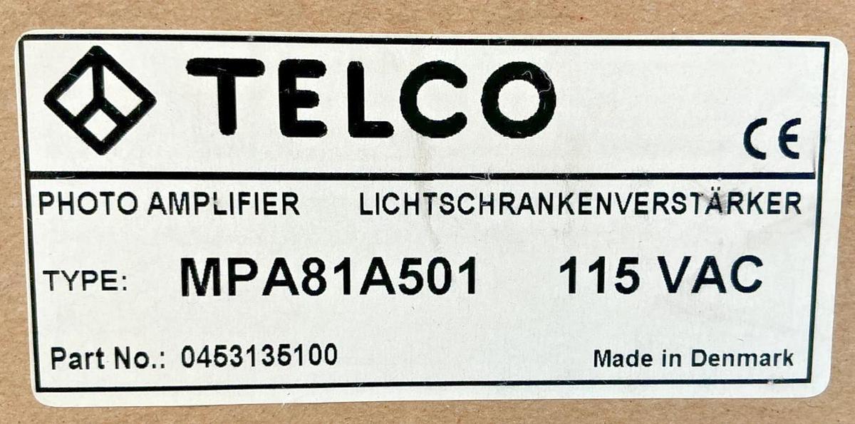 New Telco MPA81A501 Multiplexed Amplifier 8CH 8 Individual Relays 115V