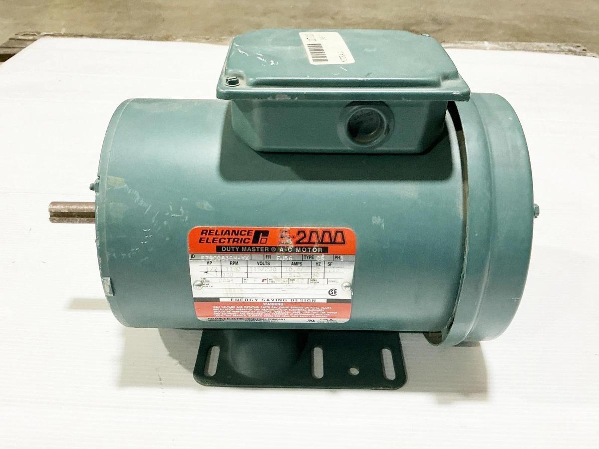 New Reliance E79C0836M-YX Electric Motor 230V 1/2HP 1149RPM 10.4A 1PH