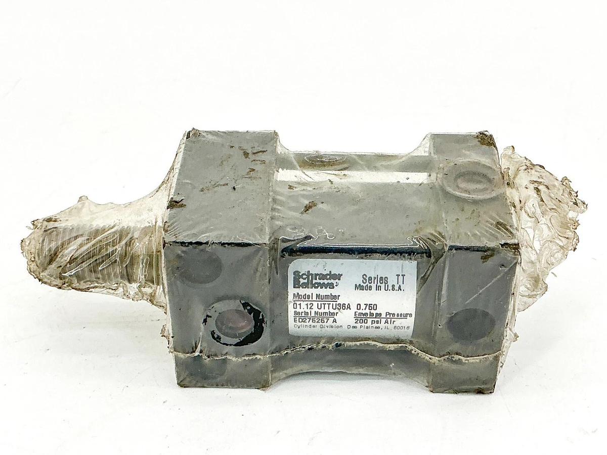 New Schrader Bellows 01.12 UTTU36A 0.750 Pneumatic Cylinder 200PSI