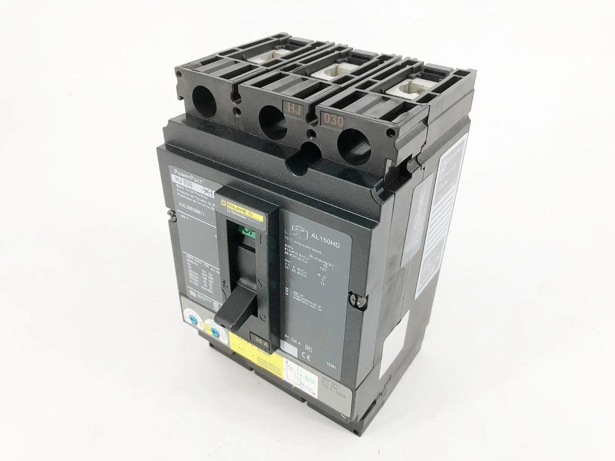 New Square D HJL36030M71 Motor Circuit Protector 30A 600V 3P