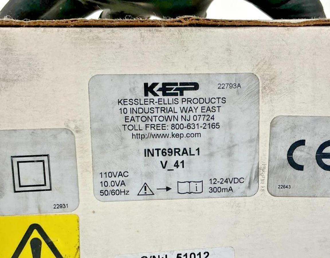 New KEP INT69RAL1 Electronic Counter Ratemeter V_41 12-24VDC 110VAC 50/60HZ