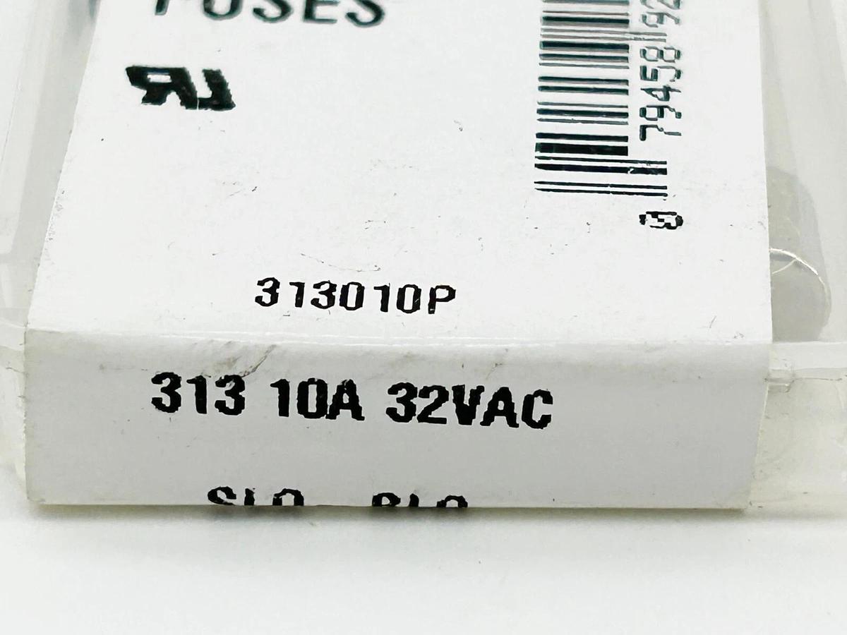 New Lot of 17 Littelfuse 313010P Glass Fuse 10A 32V