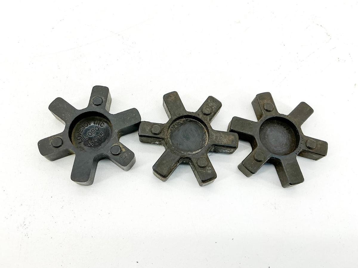 Used Lot of 3 Lovejoy 68514411070 Coupling Spider Insert L-90/L095 11070