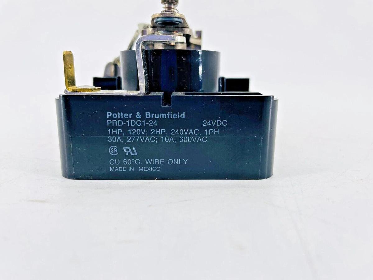 New Potter & Brumfield PRD-1DG1-24 Relay 24VDC 30A
