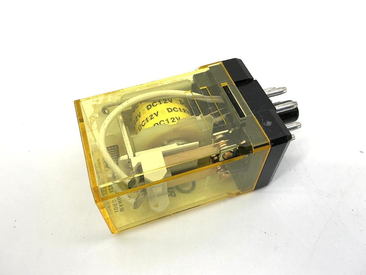 Used Lot of 3 IDEC RR2P-UL-DC12V Relay 2-Pole 8-Pin 12VDC Coil RR2P-UL